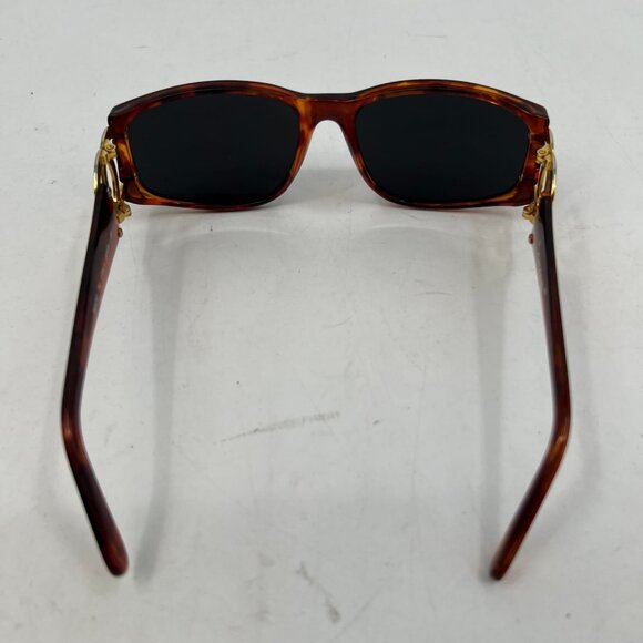 CHANEL Brown Gold Tortoiseshell Sunglasses | Classic Style OS - Picture 6 of 8